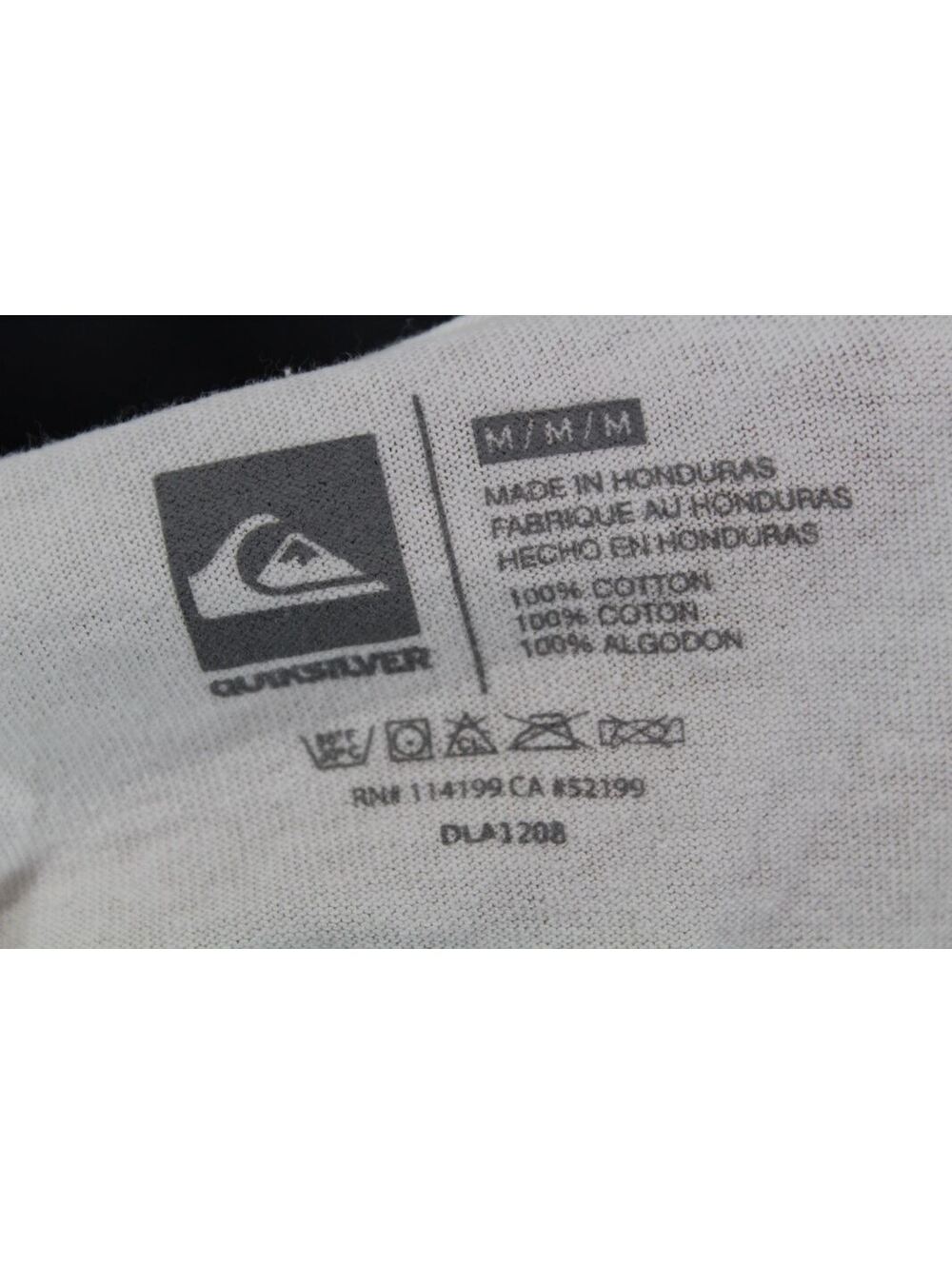 Quiksilver Surfing Kids Unisex Crew Neck T Shirt Size Youth Medium White - Picture 6 of 6